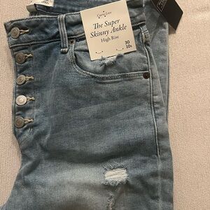 Abercrombie & Fitch Light Blue High Rise Jeans
